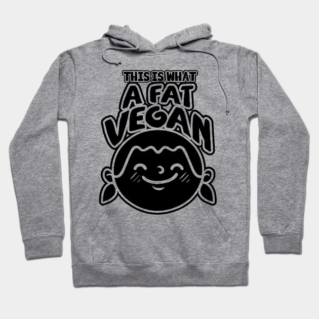 Funny Vegan Design Vegetarian Hoodie by Shiva121